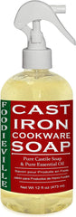 Cast Iron Soap for Cleaning Cast Iron Cookware by Foodieville.