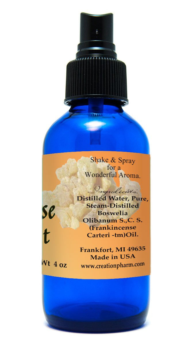 Frankincense Aroma Mist Diffuser: Diffused in Distilled Water Via a 4 Oz - Creation Pharm