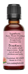 Pink Grapefruit Essential Oil 30ml - Aceite Esencial de Toronja Rosa - Pink Grapefruit Oil 100% Pure - Creation Pharm