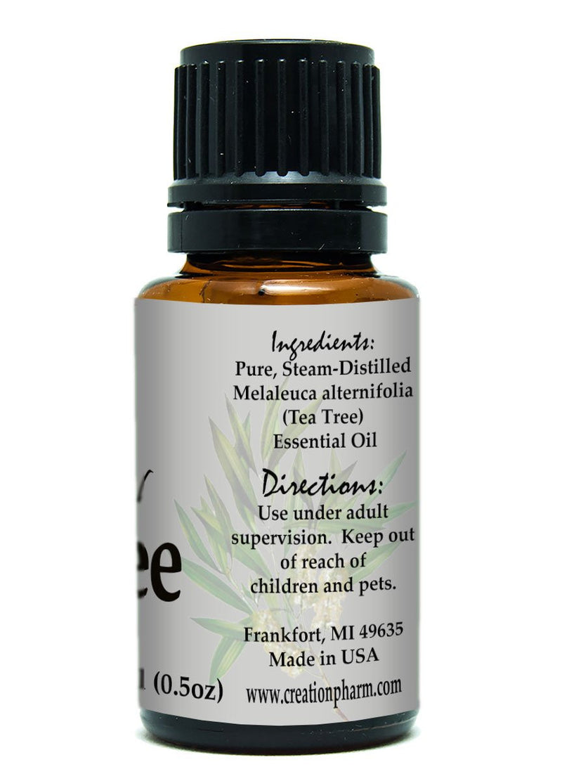 Tea Tree Essential Oil 100% Pure Australian Tea Tree Oil -  aceite esencial de árbol de té - Creation Pharm