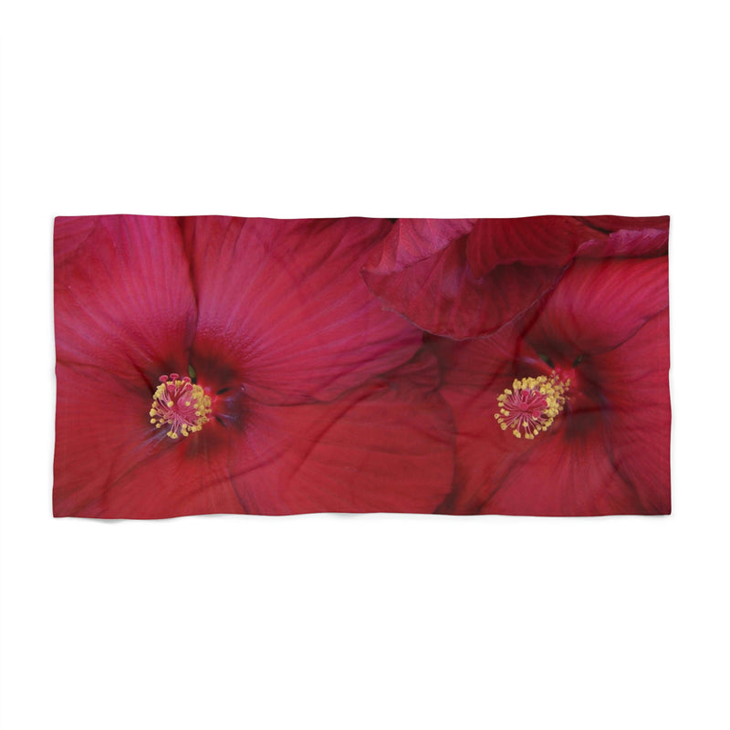 Hibiscus Blossom Beach Towel