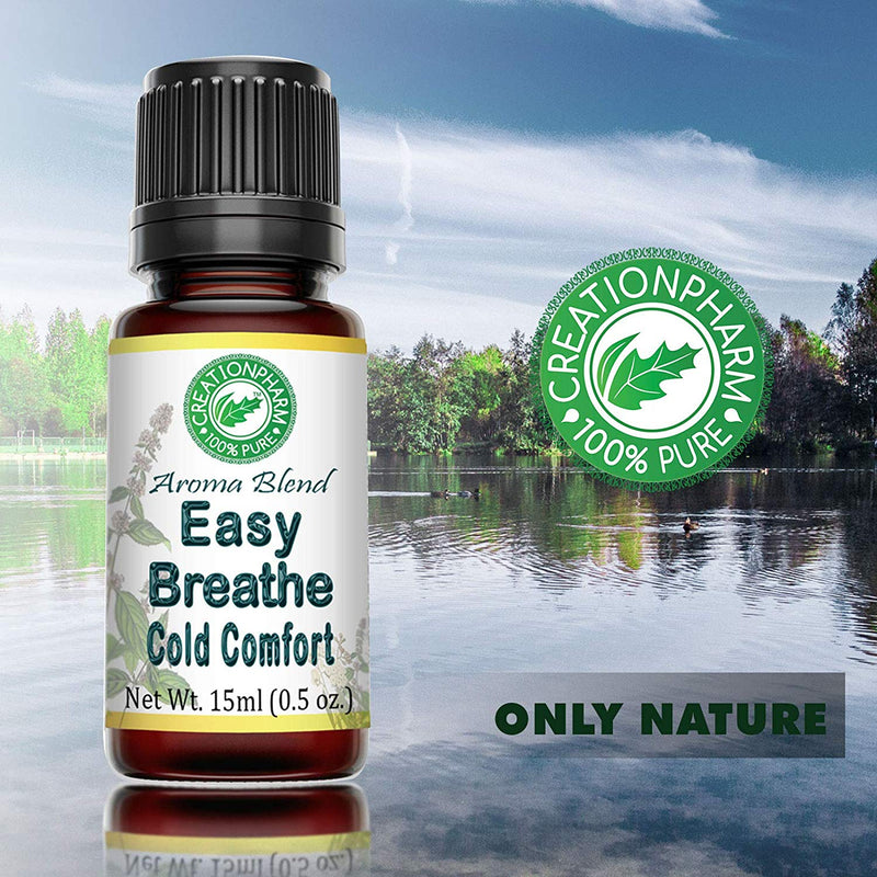 Le mélange d'arômes Easy Breathe soutient le système respiratoire * Soulagement des sinus * 15 ml (0,5 oz)