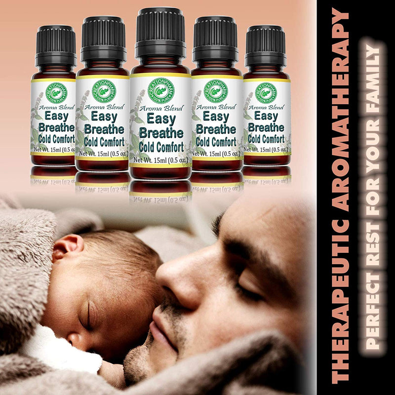 Easy Breathe Aroma Blend Supports Respiratory System * Sinus Relief * 15 ml (0.5 oz)