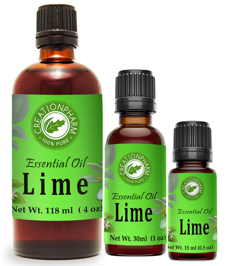 Lime Essential Oil 100% Pure Creation Pharm - Aceite esencial de lima - Creation Pharm