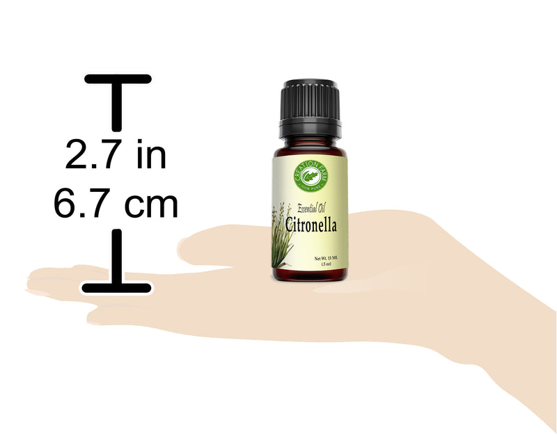 Citronella Essential Oil 100% Pure Creation Pharm -  aceite esencial de citronela - Creation Pharm
