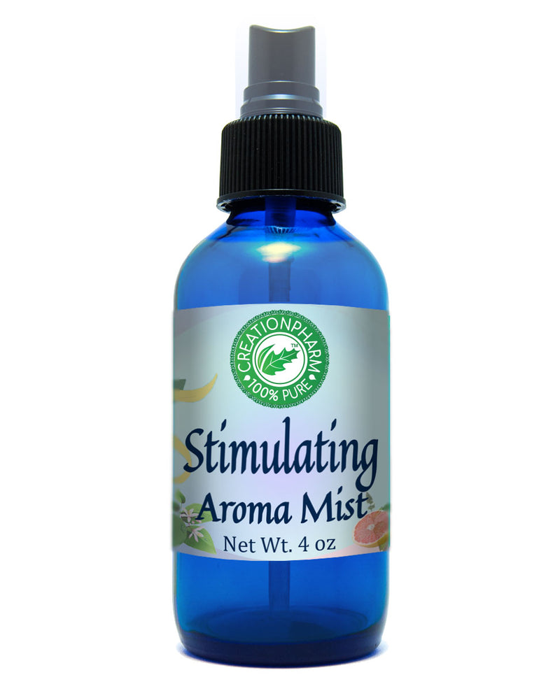 Stimulating Aroma Mist 4oz 100% Pure Essential Oil Mist - Creation Pharm