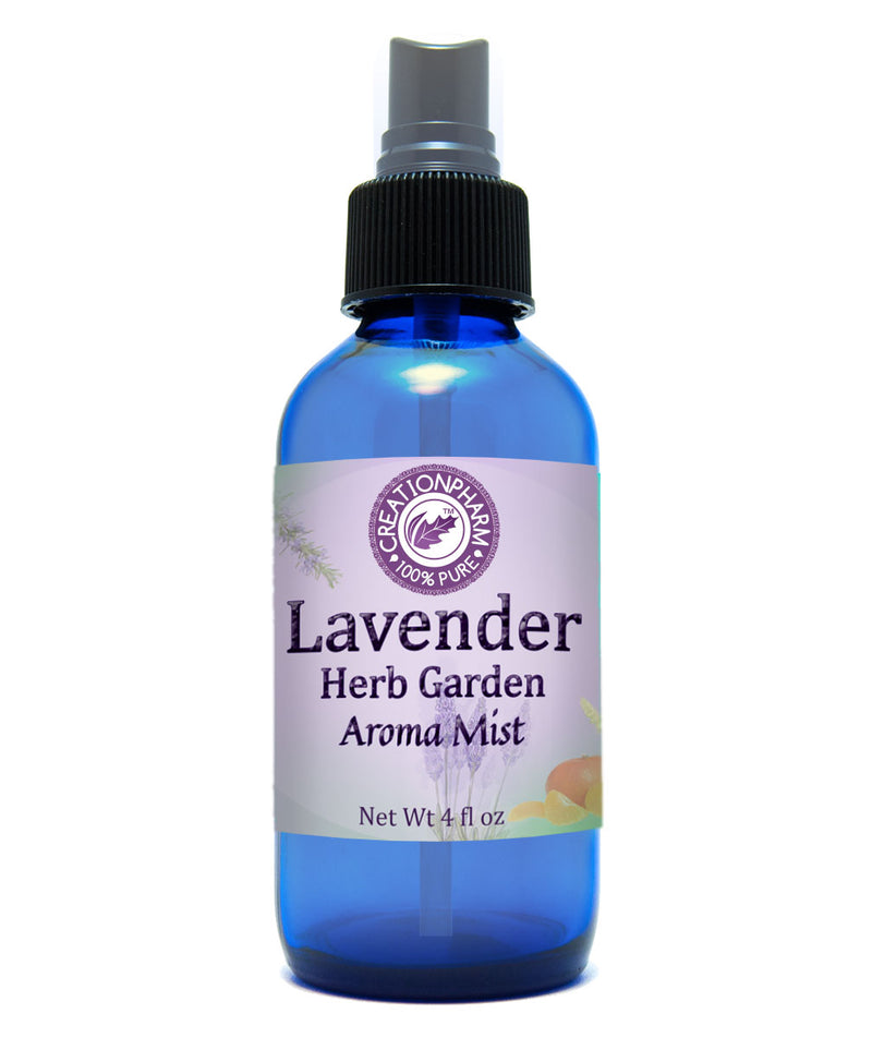 Lavender Herb Garden Aroma Mist 4 Oz -  Aire Fresco Spritz - Creation Pharm