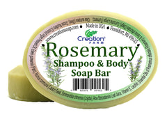 Rosemary Botanical Shampoo & Body Soap 8 oz (Two 4 oz Bar Pack) - Creation Pharm